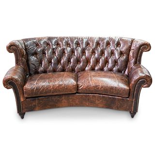 Drexel Heritage "Chesterfield" Leather Sofa