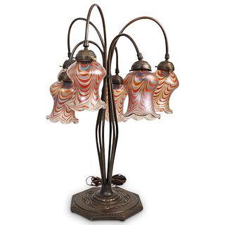 "Vandermark" Merritt Glass Table Lamp