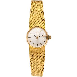 OMEGA LADY WATCH IN 18K YELLOW GOLD REF. 7170 Movement: automatic. Weight: 38.4 g