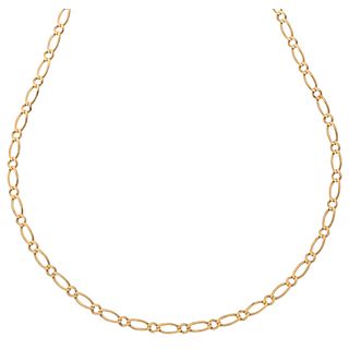 NECKLACE IN 14K YELLOW GOLD Weight: 12.5 g. Length: 21.2" (53.9 cm)