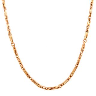 18k Long Chatelaine Necklace