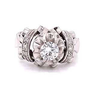 40Õ 18k Diamond Engagement Ring