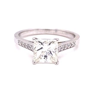 GIA 18k Diamond Engagement Ring