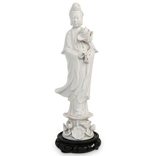 Blanc de Chine Guan Yin Porcelain Figurine