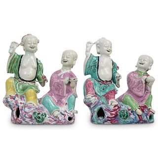 Chinese Ceramic Figural Groups