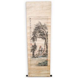 Antique Chinese Traditional Wall Scroll Painting