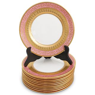 (12Pc) Royal Doulton Porcelain Plate Set