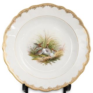 Meissen Pheasant Porcelain Plate