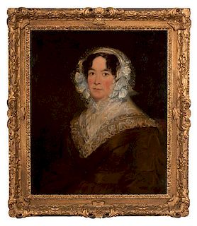 Portrait of a Woman in Lace Bonnet 