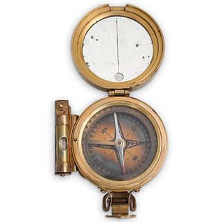 Vintage Brass Stanley London Compass