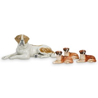 Royal Doulton Dog Porcelain Figurine Grouping Set