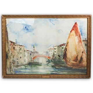 Raoul Viviani (Italian, 1883-1965) Watercolor Painting