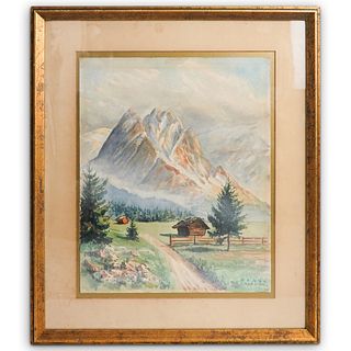 Frank Carmichael (Canadian 1890 - 1945) Watercolor