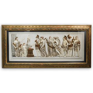 Signed "A.Micheli" Greco Roman Relief Plaque