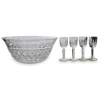 (5 Pc) Group Of Waterford Crystal