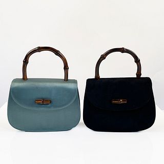 Collection of Two Gucci Bamboo Evening Bags