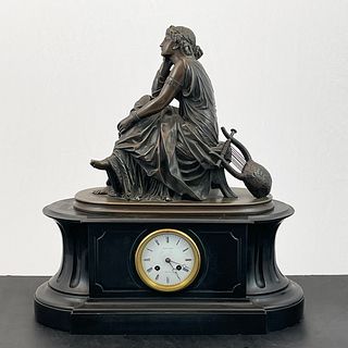Schoenewerk Tiffany Bronze Clock