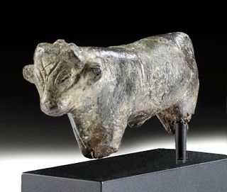Egyptian Late Dynastic Leaded Bronze Apis Bull