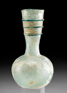 Roman Imperial Glass Ampulla - Ex Moshe Dayan