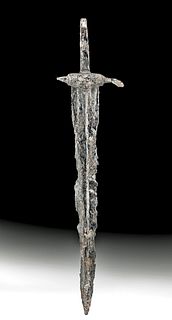10th C. Viking / Medieval European Iron Short Sword
