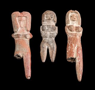 Three Valdivian Pottery Venus Figures w/ TL