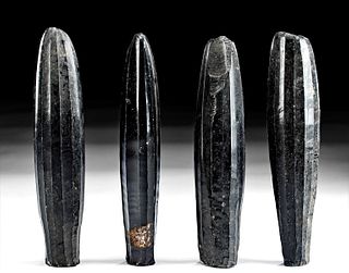 4 Large Colima Obsidian Cores