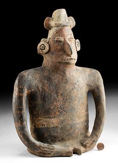 Colima Pottery Seated Figure