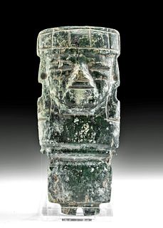 Fine Teotihuacan Serpentine Standing Female Figure