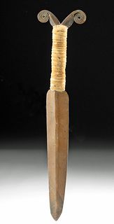 19th C. Native American Tlingit Copper Knife
