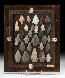 28 Native American Stone Projectile Points