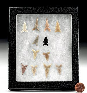 Native American Mississippian Stone Projectile Points