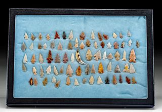 75 Native American Stone Projectile Points & Tooth