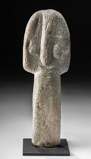 Tall Ancient African Bura Stone Figure