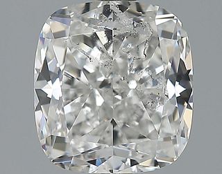 3.02 ct., H/SI2, Cushion cut diamond, unmounted, LM-0200