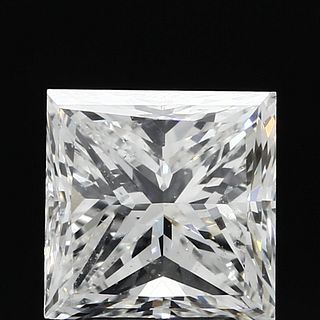 4.01 ct., G/SI1, Princess cut diamond, unmounted, P9281-02