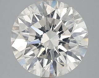 5.08 ct., H/SI2, Round cut diamond, unmounted, PK1432