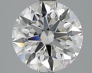 4.09 ct., G/VS2, Round cut diamond, unmounted, GYM-137
