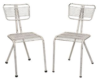 Pair of Mid Century Rene Malaval "Radar" Chairs