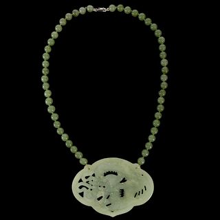 Jade Pendant Necklace
