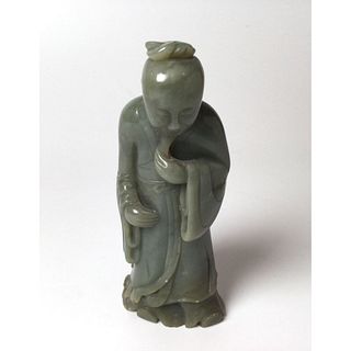 Chinese Carved Jade Statue