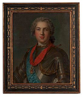 Portrait of a French Dauphin in Armor after Jean-Marc Nattier 