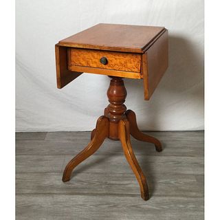 Cherry Drop Leaf Side Table