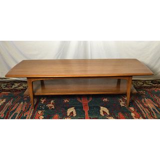 Mid Century Modern Solid Wood Coffee Table