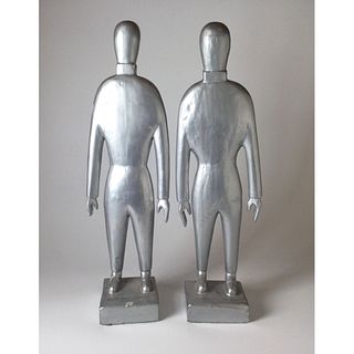 Pair Geoffrey Beene Display Figures