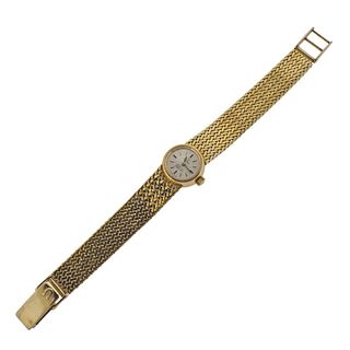 Omega Tiffany & Co Ladymatic Mid Century 14k Gold Lady's Watch