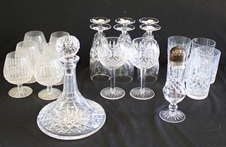 Waterford Cut  Glasses  A  Decanter & A
