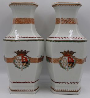Pair of Chinese Export Vases.