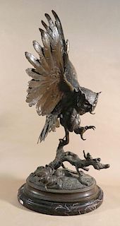 Jules Moigniez bronze sculpture