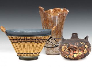 CONTEMPORARY STUDIO POTTERY AND GLASS