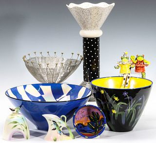A COLLECTION OF WHIMSICAL LATE 20TH CENTURY CERAMICS